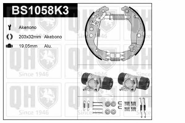 Quinton Hazell BS1058K3 Brake shoe set BS1058K3