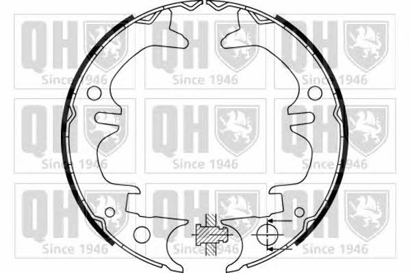Quinton Hazell BS1133 Parking brake shoes BS1133