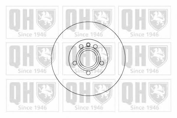 Quinton Hazell BDC5198 Front brake disc ventilated BDC5198
