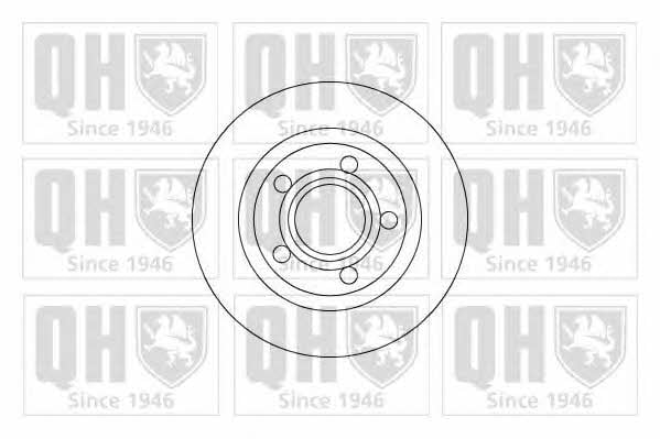 Quinton Hazell BDC5206 Rear ventilated brake disc BDC5206