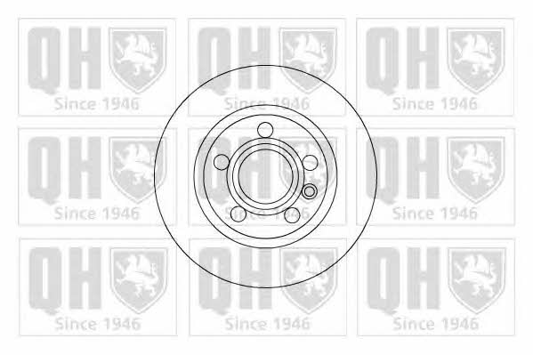 Quinton Hazell BDC5216 Rear brake disc, non-ventilated BDC5216