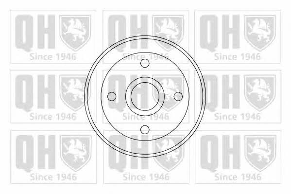 Quinton Hazell BDR137 Rear brake drum BDR137