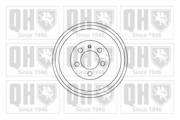 Quinton Hazell BDR545 Rear brake drum BDR545
