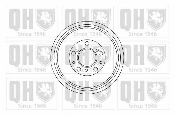 Quinton Hazell BDR551 Rear brake drum BDR551