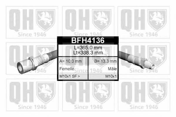 Quinton Hazell BFH4136 Brake Hose BFH4136