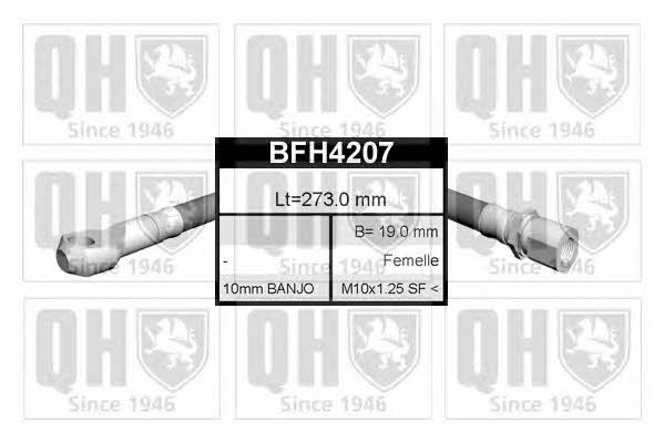 Quinton Hazell BFH4207 Brake Hose BFH4207