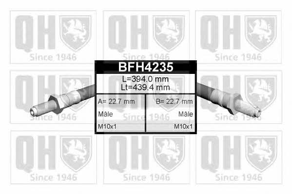 Quinton Hazell BFH4235 Brake Hose BFH4235