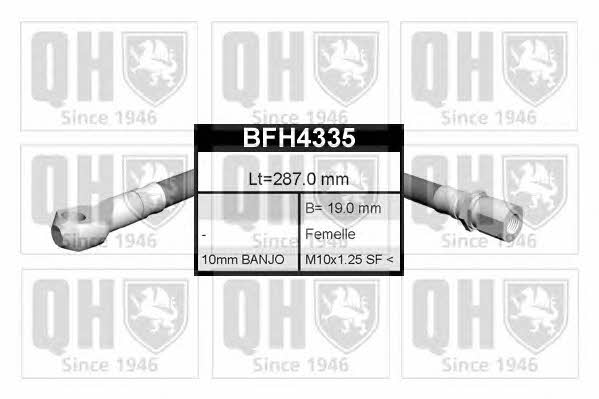 Quinton Hazell BFH4335 Brake Hose BFH4335