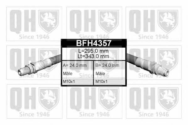 Quinton Hazell BFH4357 Brake Hose BFH4357