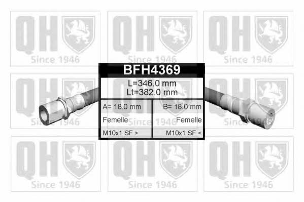 Quinton Hazell BFH4369 Brake Hose BFH4369