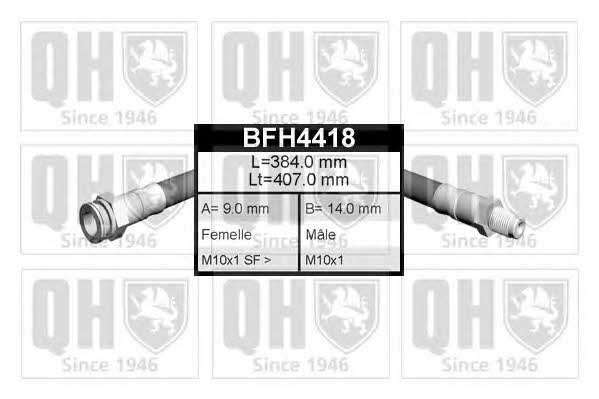 Quinton Hazell BFH4418 Brake Hose BFH4418