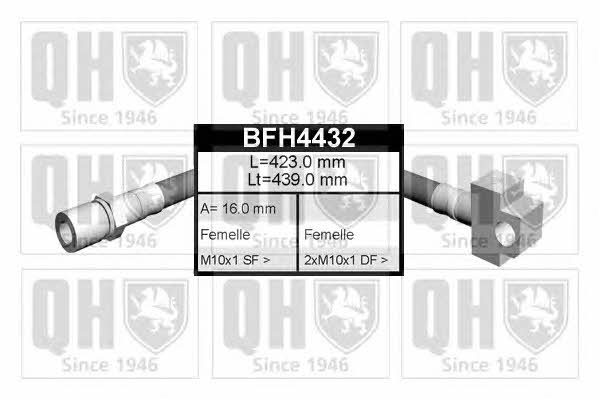 Quinton Hazell BFH4432 Brake Hose BFH4432