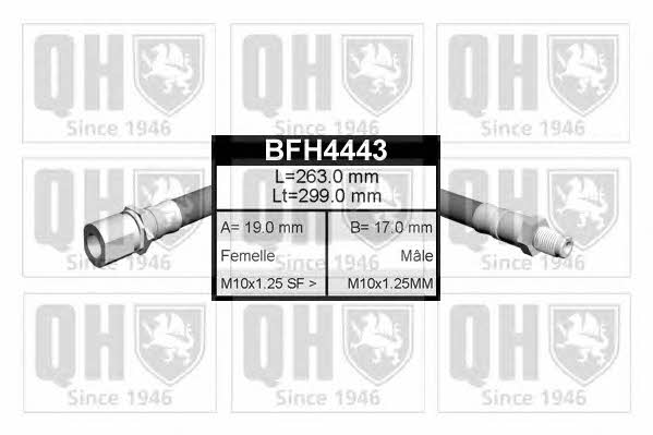 Quinton Hazell BFH4443 Brake Hose BFH4443