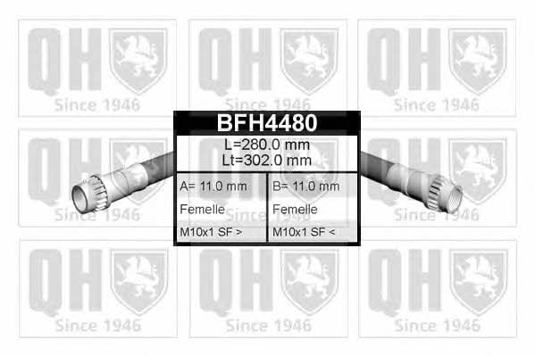 Quinton Hazell BFH4480 Brake Hose BFH4480