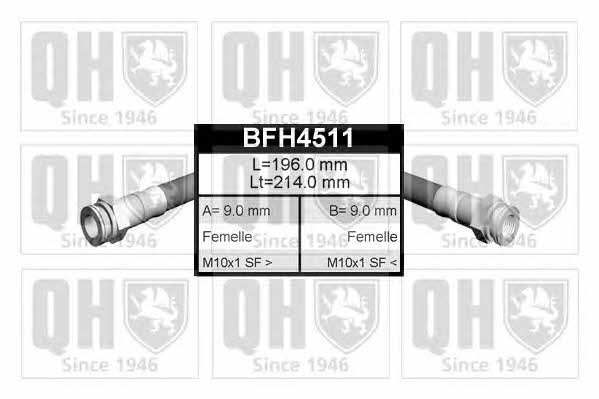 Quinton Hazell BFH4511 Brake Hose BFH4511