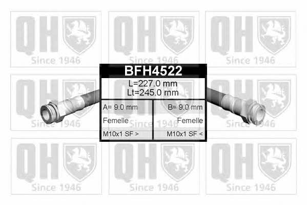 Quinton Hazell BFH4522 Brake Hose BFH4522