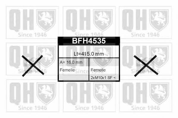Quinton Hazell BFH4535 Brake Hose BFH4535