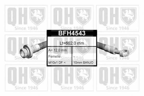 Quinton Hazell BFH4543 Brake Hose BFH4543