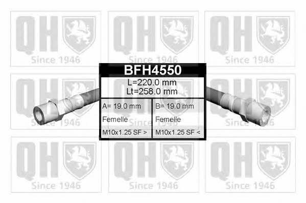 Quinton Hazell BFH4550 Brake Hose BFH4550