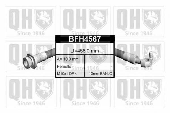 Quinton Hazell BFH4567 Brake Hose BFH4567