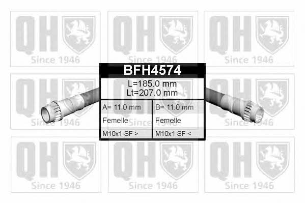 Quinton Hazell BFH4574 Brake Hose BFH4574