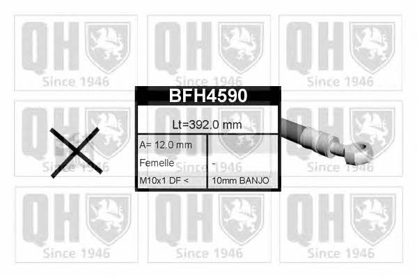 Quinton Hazell BFH4590 Brake Hose BFH4590