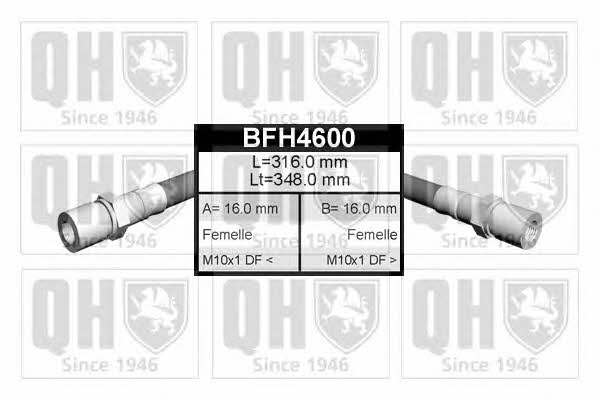 Quinton Hazell BFH4600 Brake Hose BFH4600