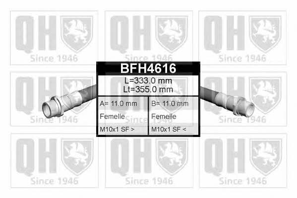 Quinton Hazell BFH4616 Brake Hose BFH4616