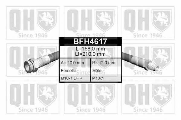 Quinton Hazell BFH4617 Brake Hose BFH4617