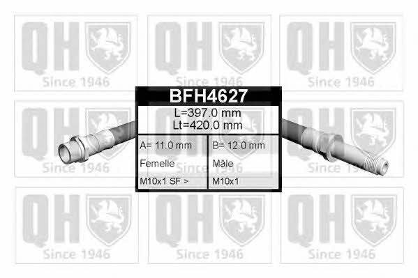 Quinton Hazell BFH4627 Brake Hose BFH4627