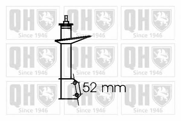 Quinton Hazell 129363 Front oil shock absorber 129363