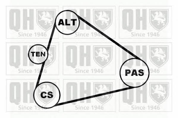 Quinton Hazell QDK16 Drive belt kit QDK16