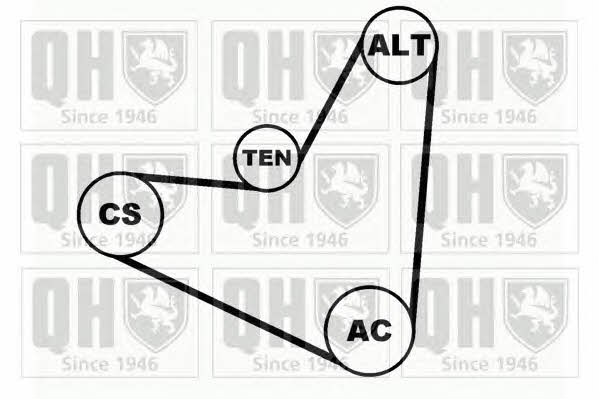 Quinton Hazell QDK41 Drive belt kit QDK41