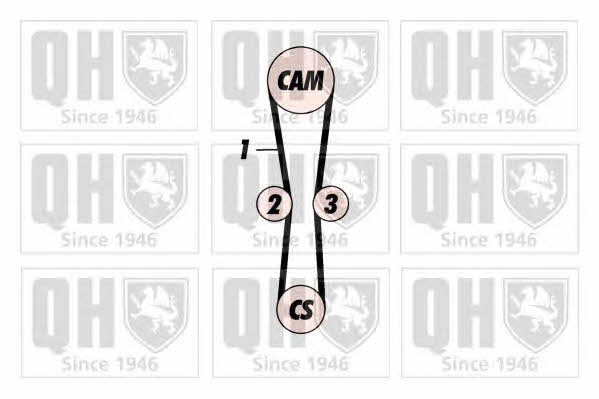 Quinton Hazell QBK239 Timing Belt Kit QBK239