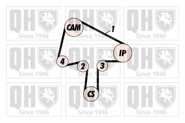 Quinton Hazell QBK407 Timing Belt Kit QBK407