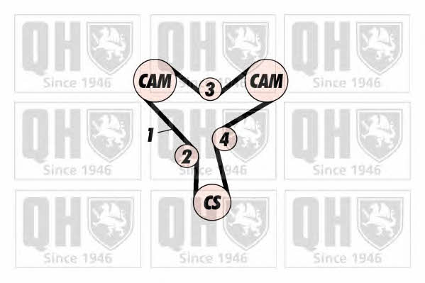 Quinton Hazell QBK461 Timing Belt Kit QBK461