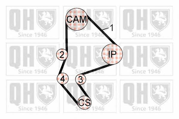  QBK754 Timing Belt Kit QBK754