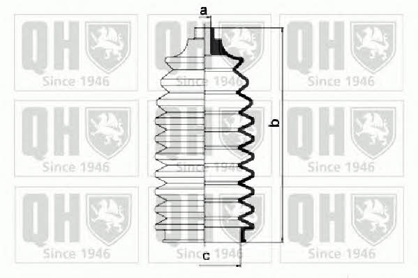 Quinton Hazell QG1193 Bellow kit, steering QG1193