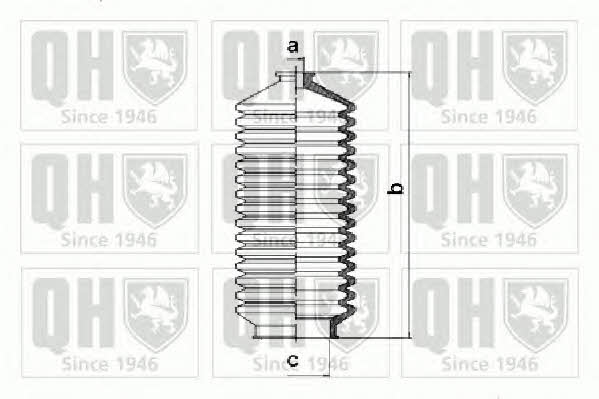 Quinton Hazell QG1226 Bellow kit, steering QG1226