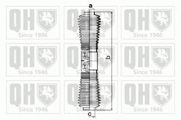 Quinton Hazell QG1315 Bellow kit, steering QG1315