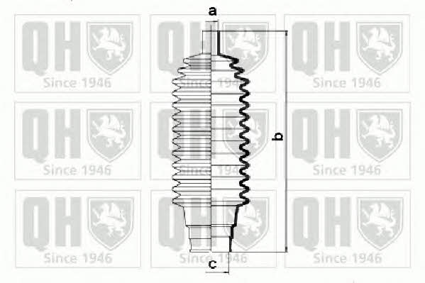 Quinton Hazell QG1335 Bellow kit, steering QG1335