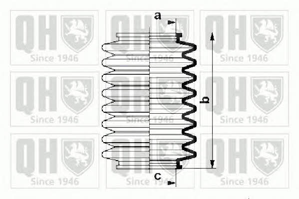 Quinton Hazell QG1414 Bellow kit, steering QG1414