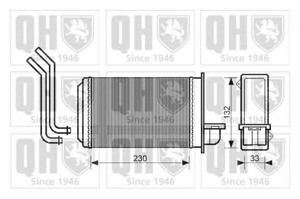 Quinton Hazell QHR2009 Heat exchanger, interior heating QHR2009