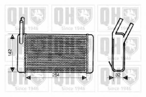 Quinton Hazell QHR2013 Heat exchanger, interior heating QHR2013