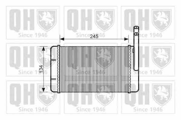Quinton Hazell QHR2016 Heat exchanger, interior heating QHR2016