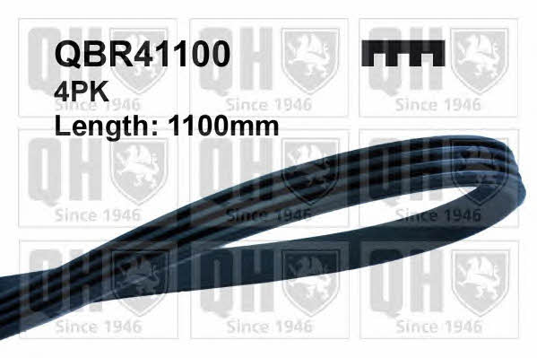 Quinton Hazell QBR41100 V-ribbed belt 4PK1100 QBR41100