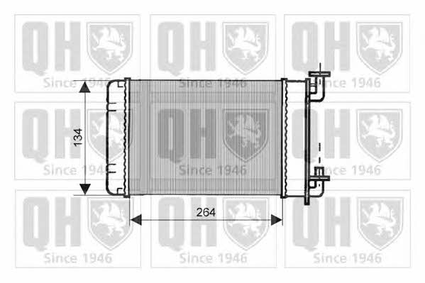 Quinton Hazell QHR2043 Heat exchanger, interior heating QHR2043