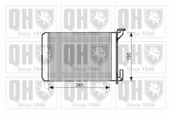 Quinton Hazell QHR2052 Heat exchanger, interior heating QHR2052