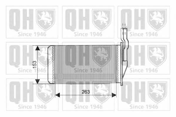 Quinton Hazell QHR2072 Heat exchanger, interior heating QHR2072