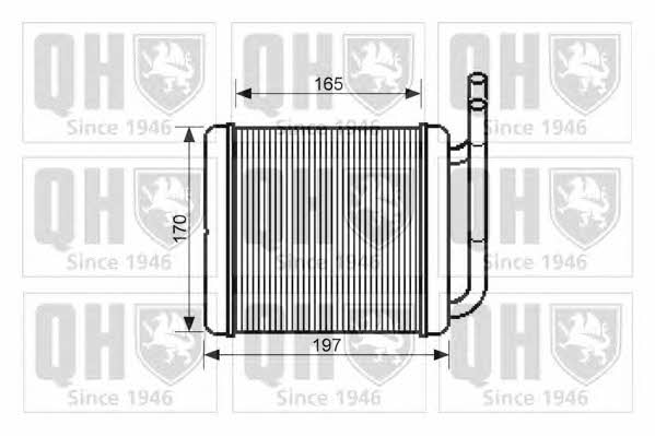 Quinton Hazell QHR2095 Heat exchanger, interior heating QHR2095